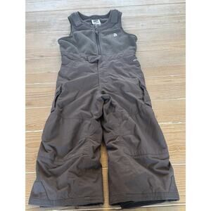 THE NORTH FACE INSULATED BIB SNOW PANTS SUIT COVERALLS HYVENT TODDLER SIZE 2T